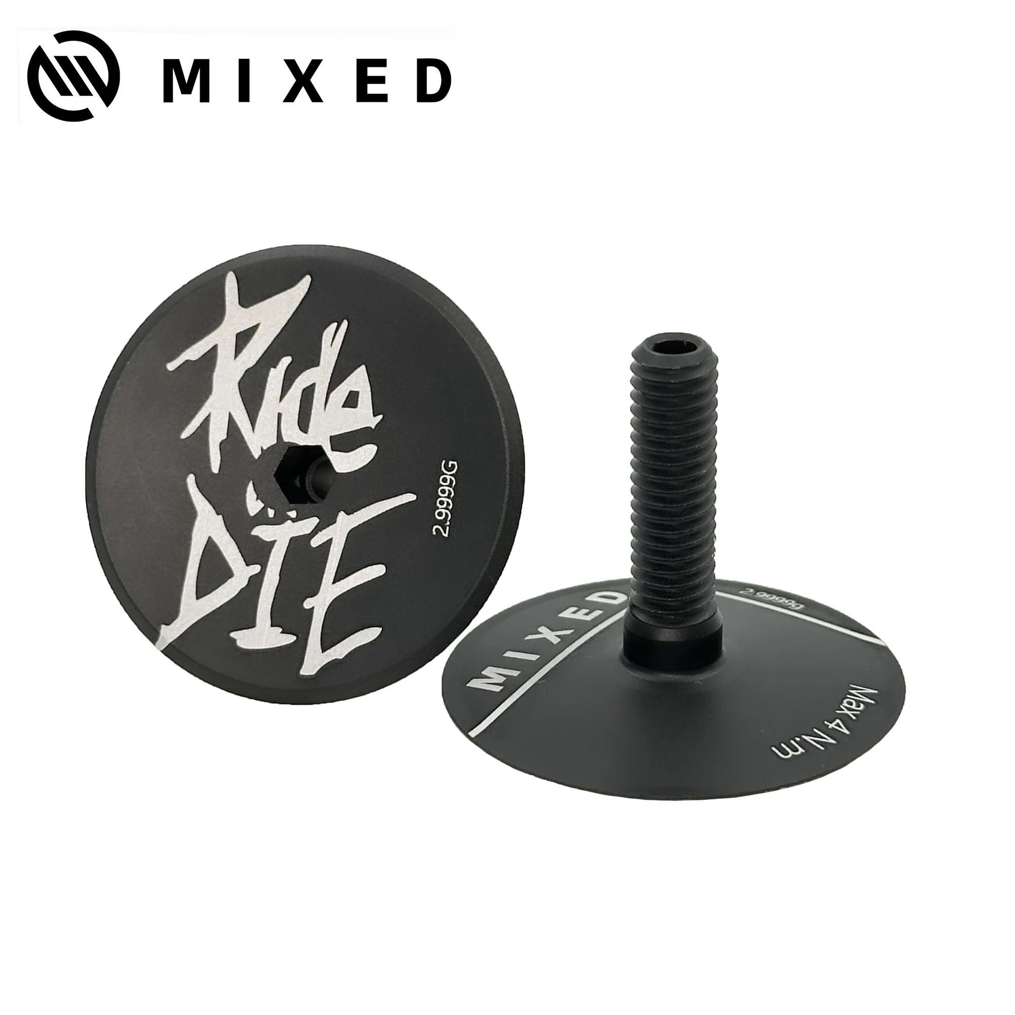 Mixed 2.99g CNC Integrated Stem Top Cap Bicycle Headset Caps Bike Steering Bicycle Bowl Cover