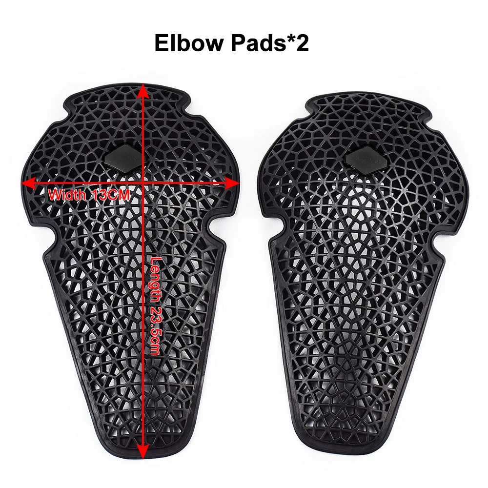 CE Approved Motorcycle Shoulder Elbow Back Protector Pad Universal Motorbike Chest Pads Soft Motorcycle Jacket Insert Armor