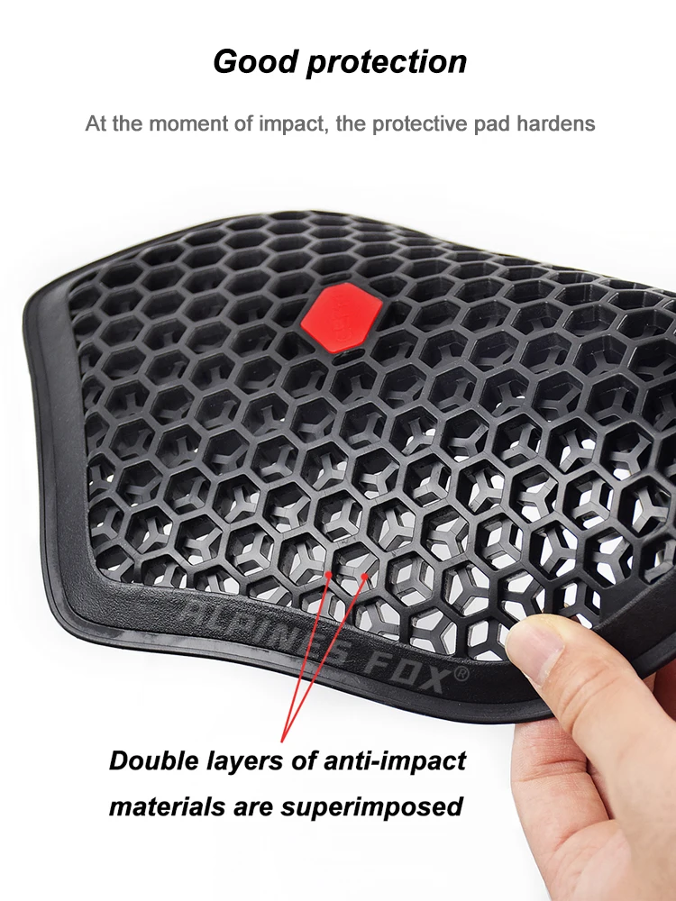 CE Approved Motorcycle Shoulder Elbow Back Protector Pad Universal Motorbike Chest Pads Soft Motorcycle Jacket Insert Armor