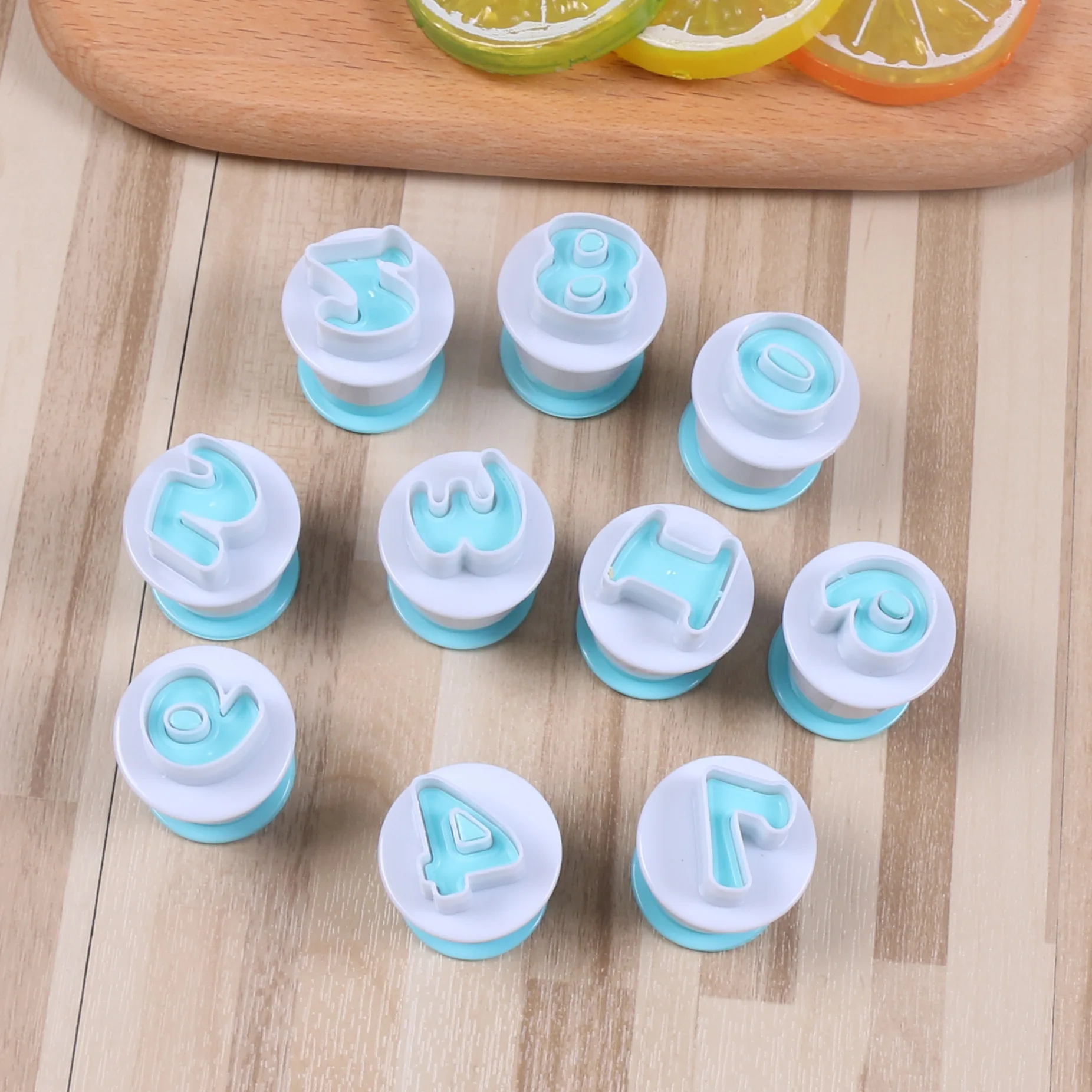 Baking pastry Mold letter fondant Cookie Cutter 26pcs Upper Lowercase Alphabet and 10pcs number cake decoration tools GYH