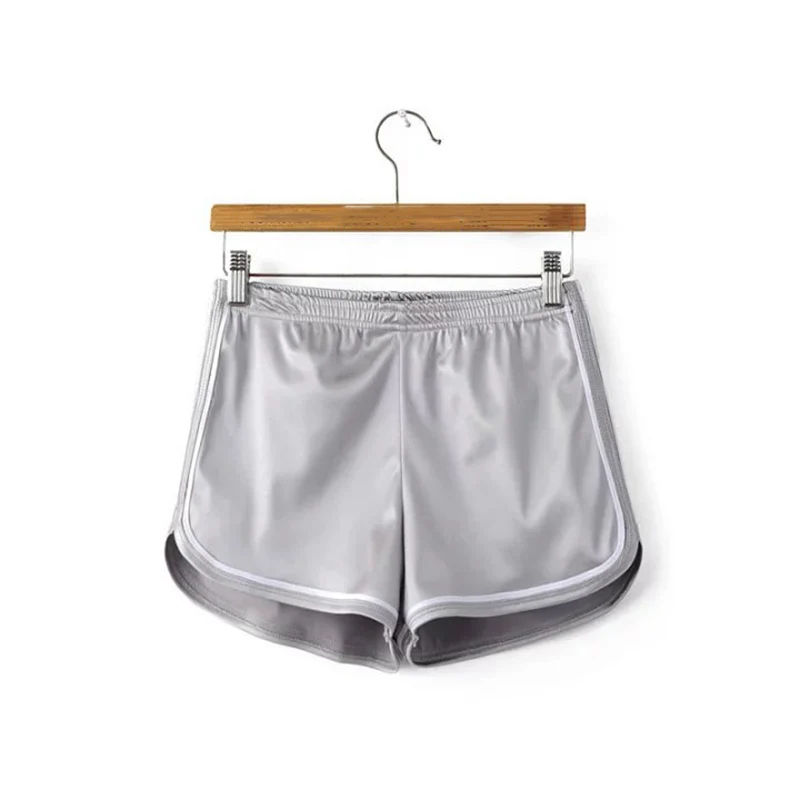 New 2023 Women Shorts Summer Silk Slim Beach Casual White Egde Shorts Hot