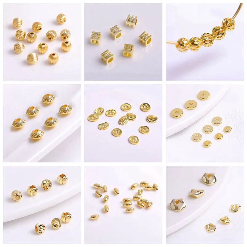 Trendy 18K Gold Plated Earring Clasps Gold Earrings Earwires Brass Earring Hook Findings DIY Jewelry Accessories Wholesale