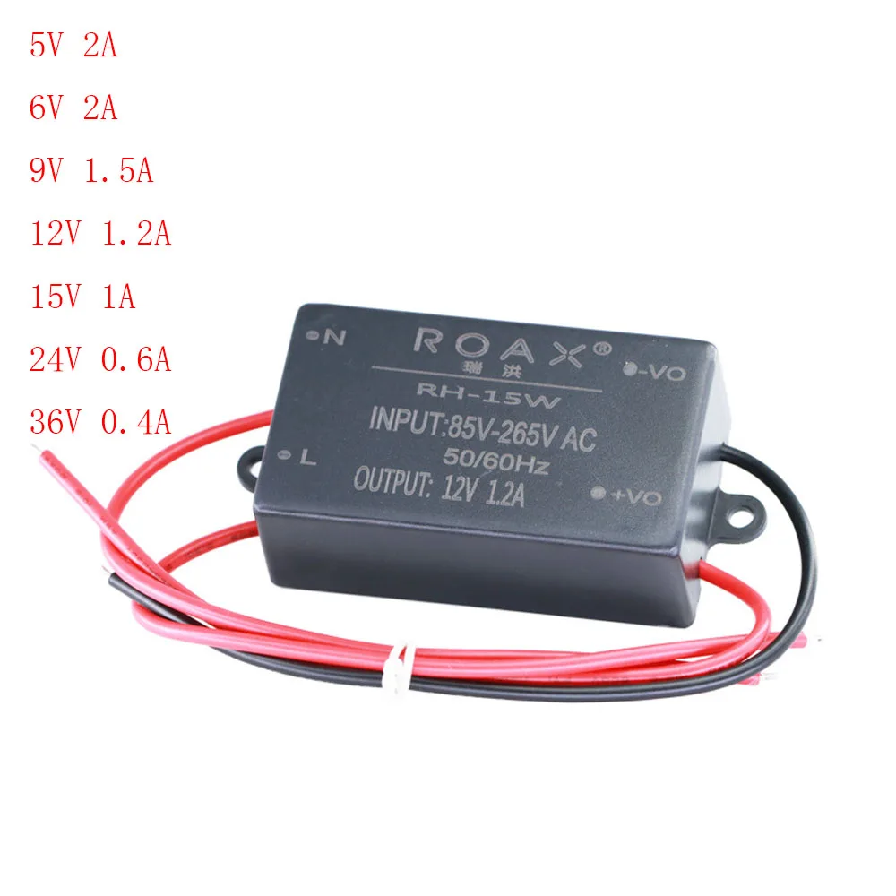 Step-Down Power Supply Module AC 85-220V to DC 5V 6V 9V 12V 15V 24V 36V Mini Buck Convert Regulator Module