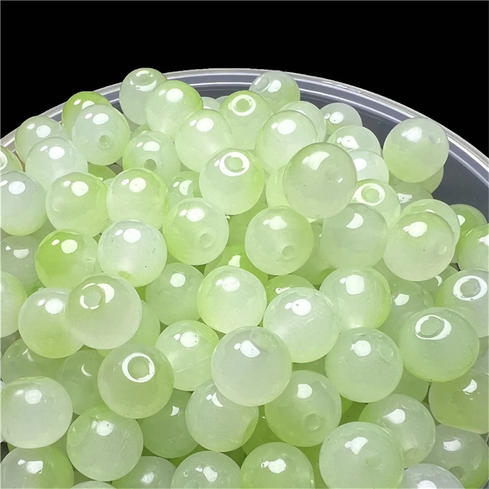 8mm Glass Beautiful Multicolor Beads Handmade Diy Bracelet Bracelet Jewelry Handmade Loose Beads Accessories Wholesale Material