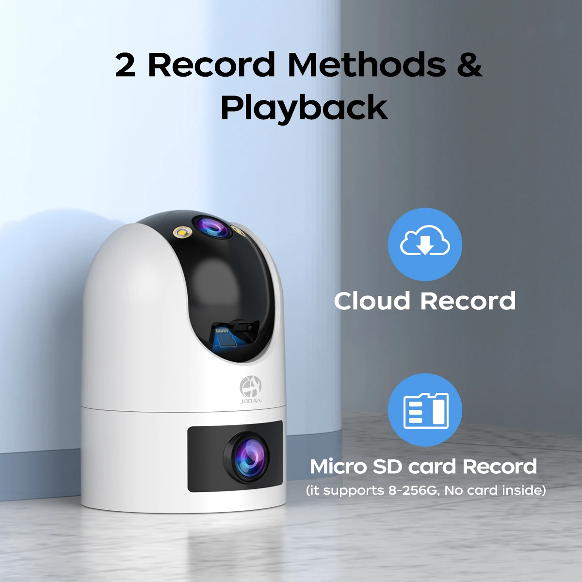 JOOAN 4K 8MP Wifi PTZ Camera Outdoor Dual Screen 5X Zoom Home Security IP Camera Color Night Vision CCTV Video Surveillance
