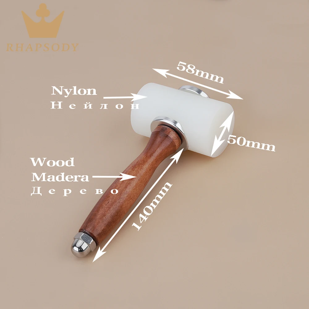 Leather Craft Carving Hammer Cowhide Punch Cutting Sewing DIY Working Saddle Making Tools Leather Craft Tools and Supplies Kits