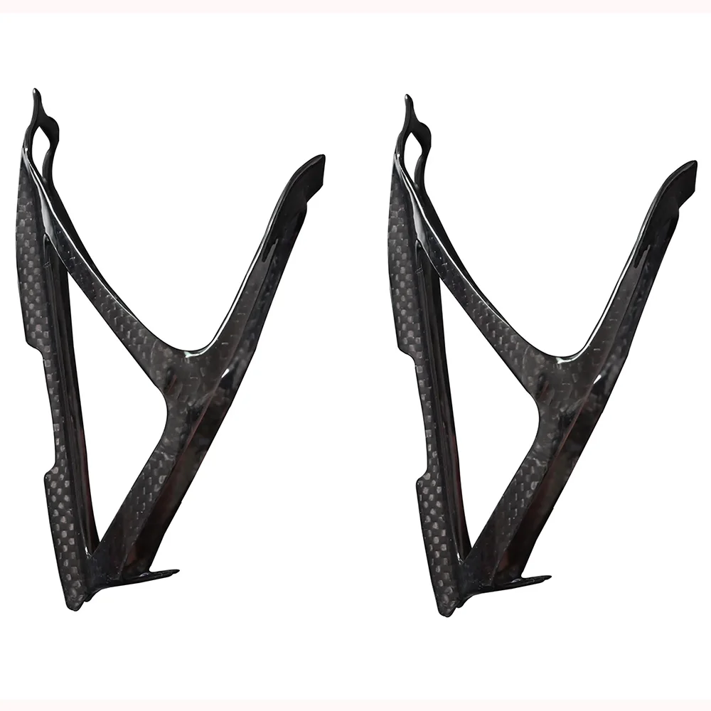 Bike Water Bottle Holder Black Portable Ultralight Race Lite Full Carbon Fiber Water Bottle Cage Retainer Accessories