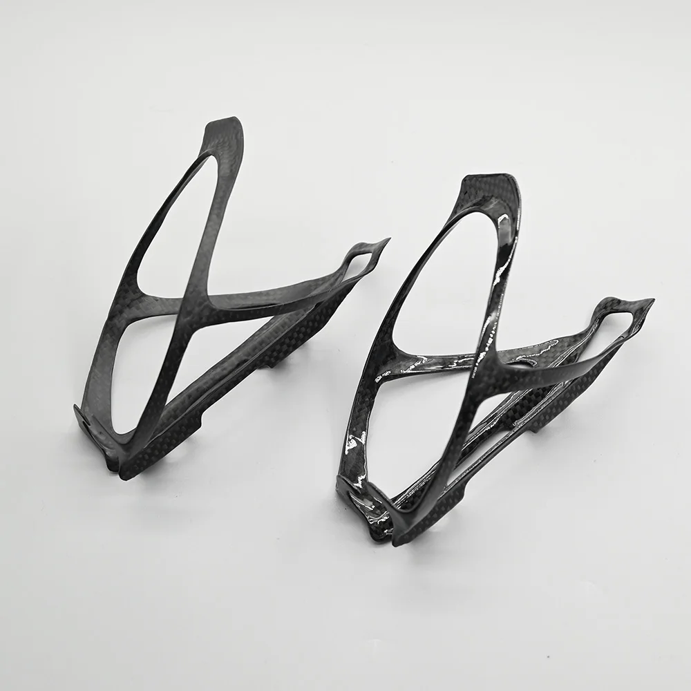 Bike Water Bottle Holder Black Portable Ultralight Race Lite Full Carbon Fiber Water Bottle Cage Retainer Accessories