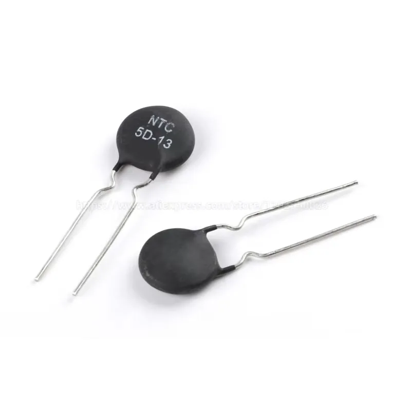 10PCS Thermal Resistor NTC 2.5D 3D 5D 8D 10D 16D 20D 22D 47D -5 -7 -9 -11 -13 -15 -20 R 10 Ohm NTC10D-9 NTC5D-9 NTC3D-9 NTC3D-15