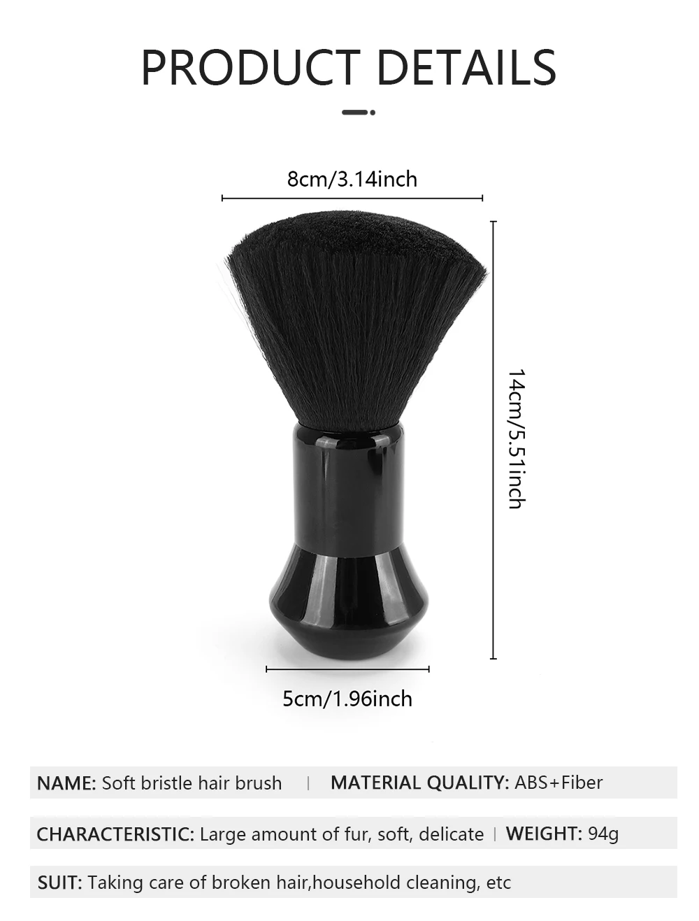 Hairdressing Soft Brush Salon Special Cleaning Haircut Tool Barber Home Hairbrush Makeup Sweeping Hair Brush Barbershop Tool