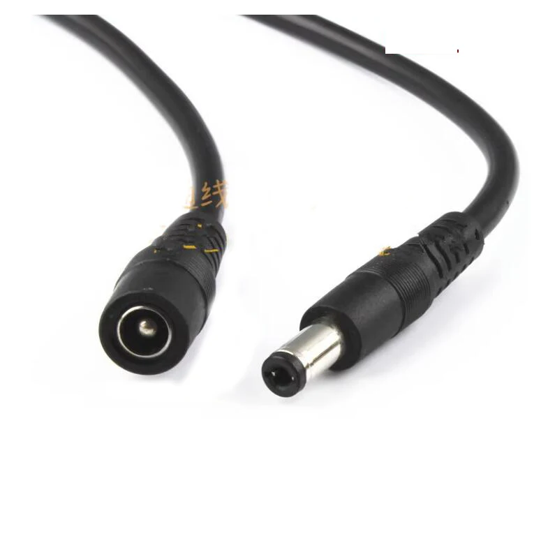 10A Pure Copper DC5.5*2.5 Male to Female/Male to Male Power Cord Projector Notebook Extension 1.5/3/5 m
