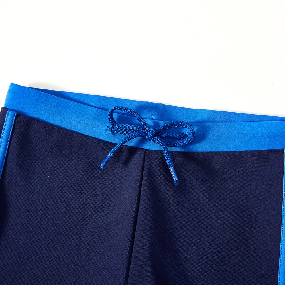 New 2024 Boys Trunks 4-12 Years Swimming Trunks For Boys Blue Children's Swimwear Kids Trunks Bathing Suit