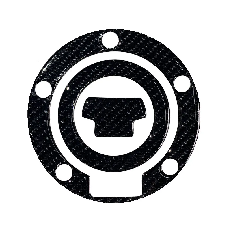 3D Carbon Fiber Motorcycle Gas Tank Cap Pad Cover Sticker Decals for Yamaha YZF-R6 YZF-R1 FZ1 FZ6 FZ6N FZ8N MT-01 MT07 MT09