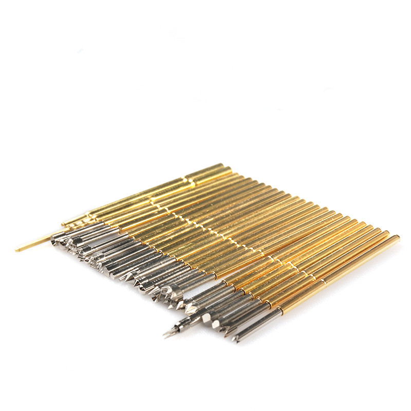 20PCS/Bag Spring Test Pin P100-A2  A3 B1 E2 E3 H2 H3 H4 H5 J1 Q1 Q2 T2 LM2 LM3Outer Diameter 1.36mm Length 33.5mm PCB Probe