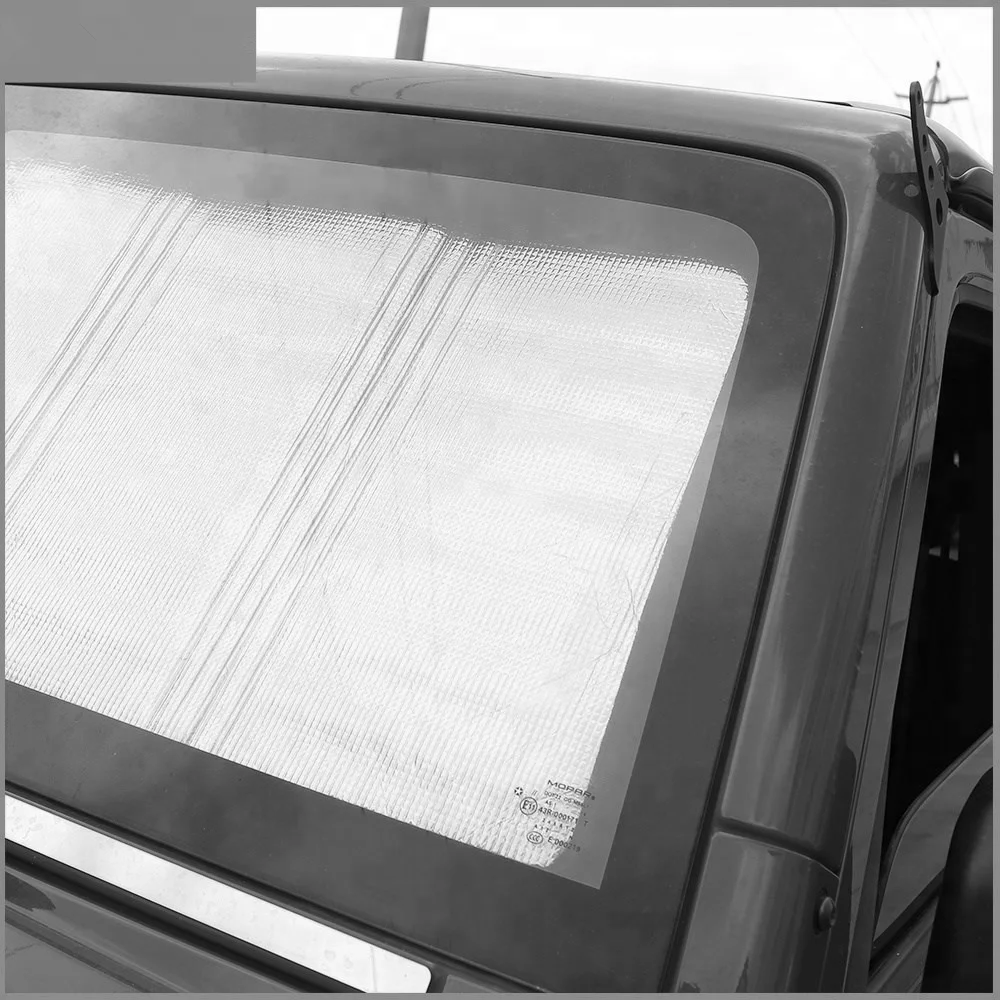 For Jeep Wrangler TJ JK 1997-2017 Car Front Windshield Sunshade Anti UV Ray Window Sun Visor Protector Cover Accessories