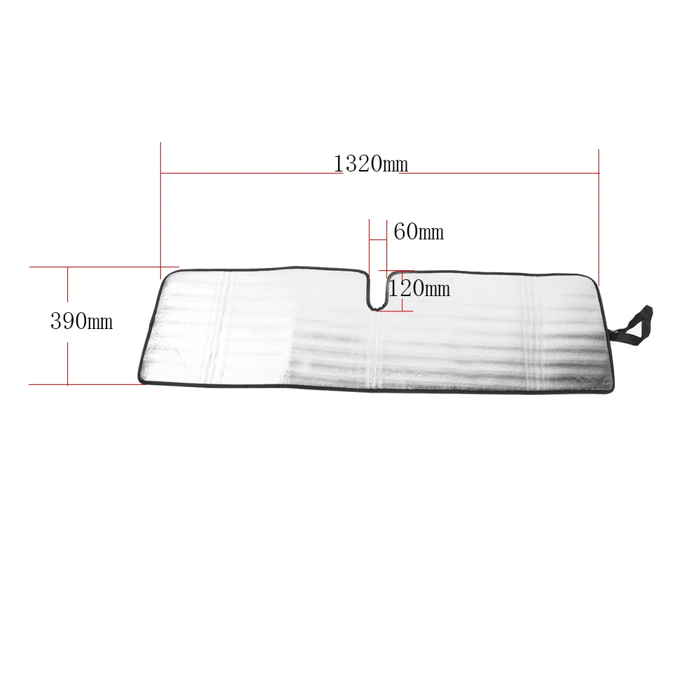 For Jeep Wrangler TJ JK 1997-2017 Car Front Windshield Sunshade Anti UV Ray Window Sun Visor Protector Cover Accessories