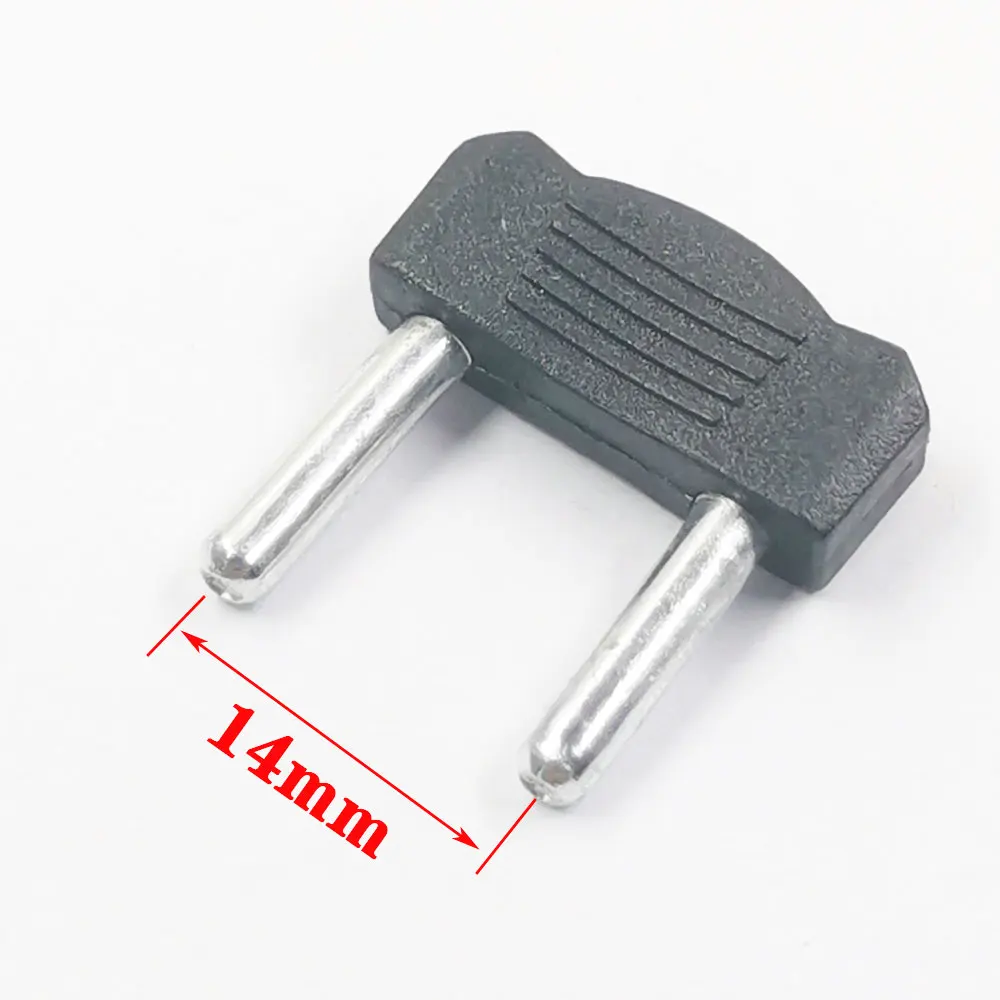 10PCS 3mm Short Circuit Plug RCA Audio and Video Wiring Board Banana Plug 14mm 18mm Spacing 2-Pin Connection Plug