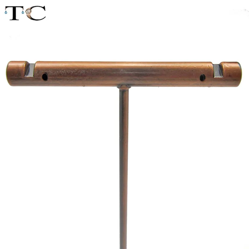 3pcs/lot Stainless Steel Tree T Bar Earrings Stand Holder Jewelry Rack Display Organizer Storage Showcase