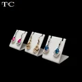3pcs/lot Stainless Steel Tree T Bar Earrings Stand Holder Jewelry Rack Display Organizer Storage Showcase