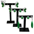 3pcs/lot Stainless Steel Tree T Bar Earrings Stand Holder Jewelry Rack Display Organizer Storage Showcase