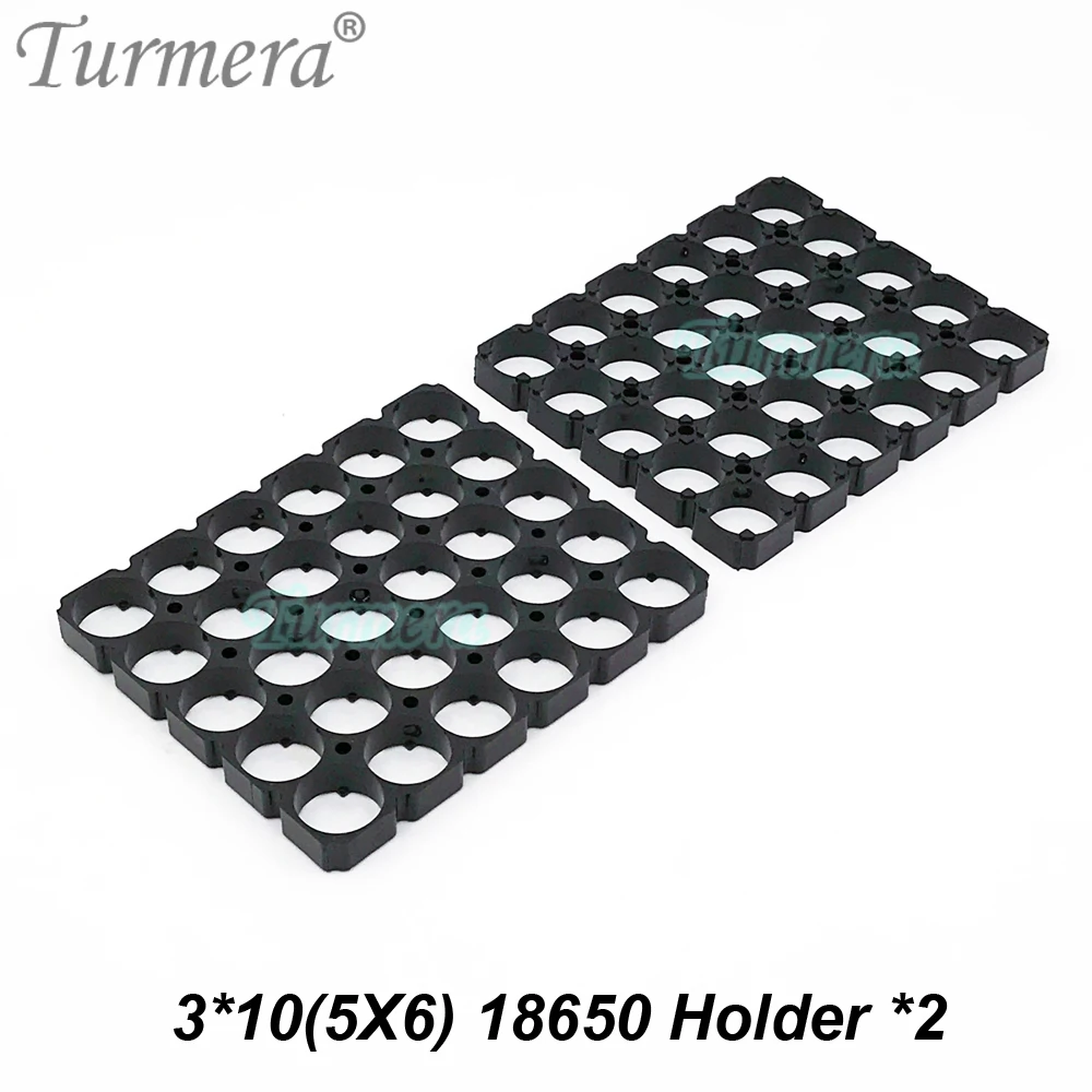 Turmera 12V 30Ah to 35Ah Motorcycle Battery Storage Box 3X10 18650 Holder 3S 40A BMS with Solder Nickel Use in Replace Lead-Acid