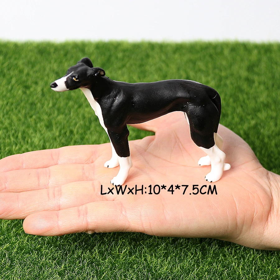 Realistic Dog Animal Figurine Set Retriever Shepherd Saint Bernard Bull Terrier Puppy Models, Kids Birthday Gift Table Decor Toy