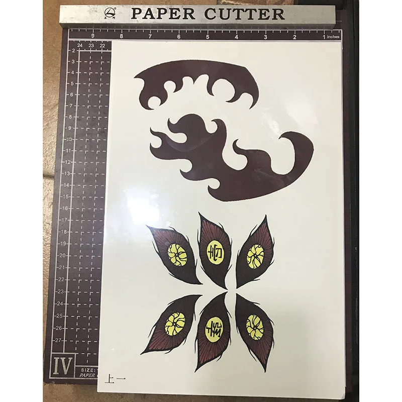 Brdwn Tokitou Muichirou Kokushibou Akaza Rui Cosplay Tattoo Stickers