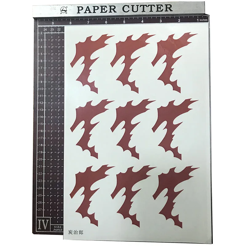 Brdwn Tokitou Muichirou Kokushibou Akaza Rui Cosplay Tattoo Stickers