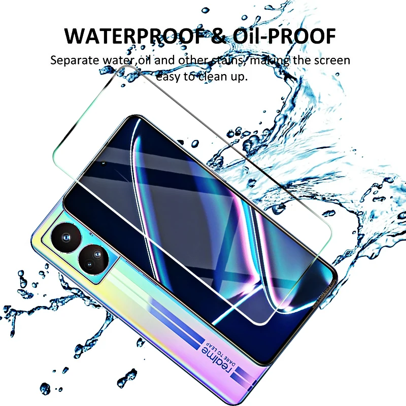 4pcs Glass for Realme GT Neo 5 Se 5se 5 240w 3 2 T 3t 2t Tempered Glass GT Neo 5 GT3 GT2 Gt 3 2 Pro Glass Screen Protector Film