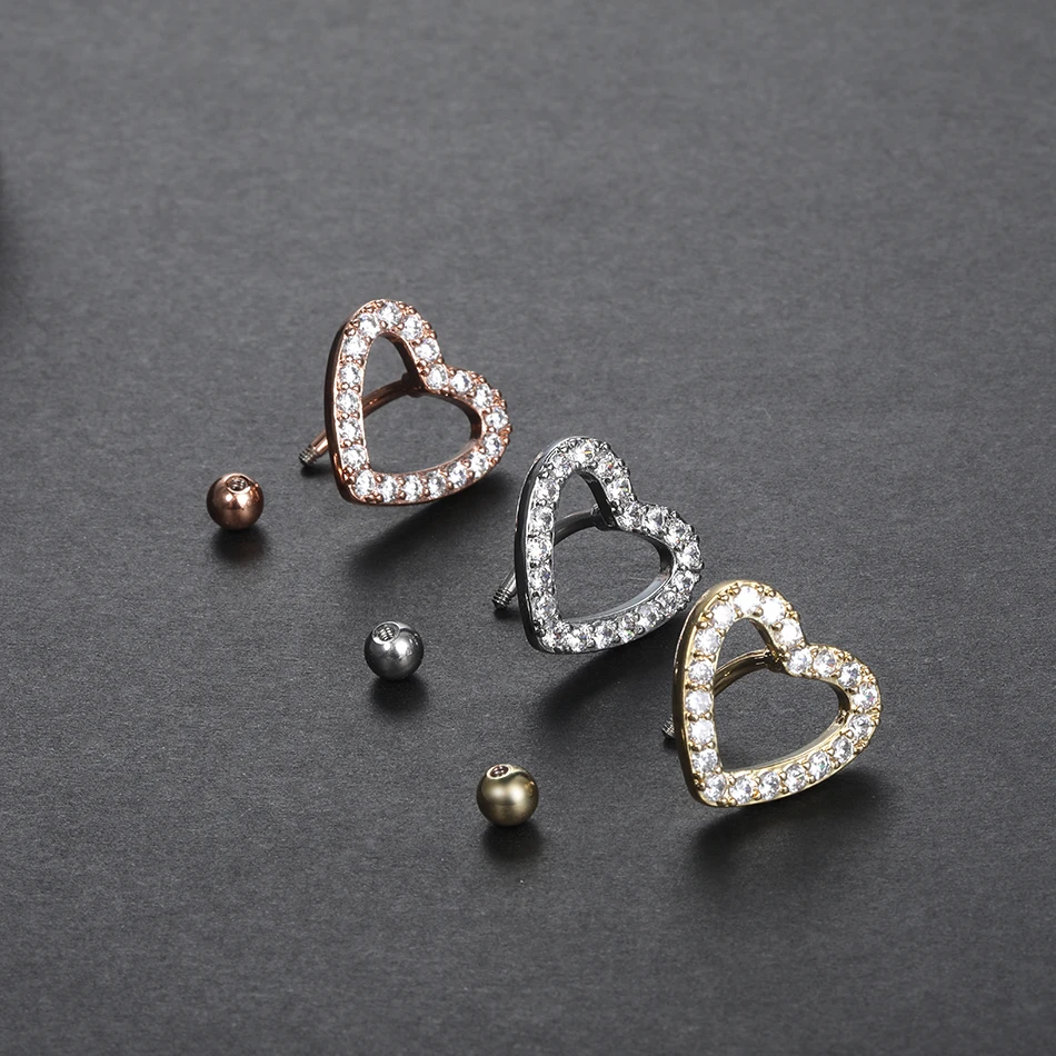 1PC Stainless Steel Belly Button Piercing Body Jewelry Women Cubic Zirconia Drop Dangle Earring Navel Piercing Ombligo