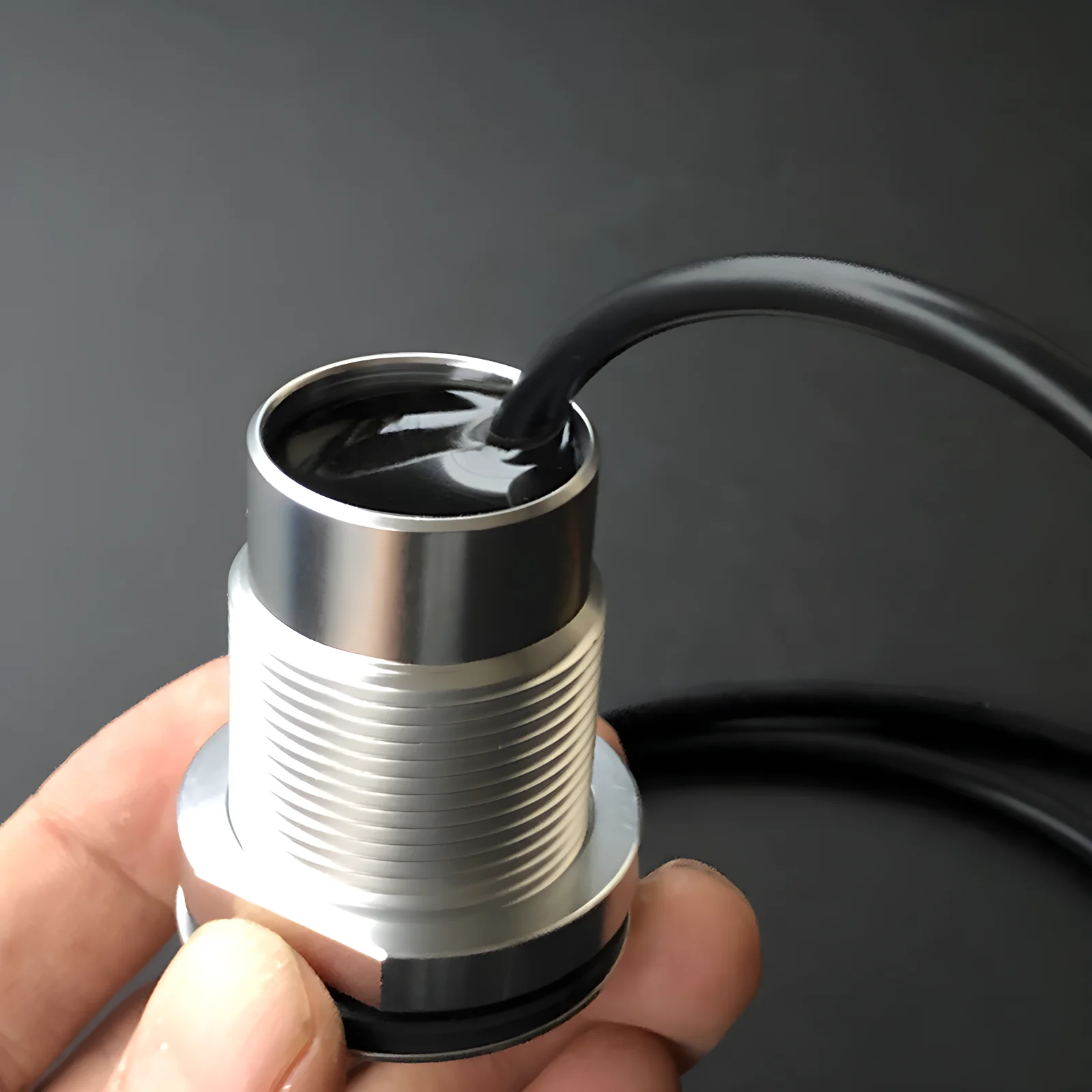 Outdoor Waterproof IP67 Explosion-proof Monitoring Audio Pickup, High Fidelity Noise Reduction Camera External Metal Microphone