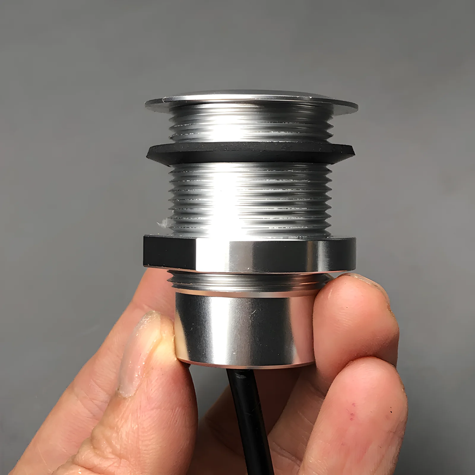 Outdoor Waterproof IP67 Explosion-proof Monitoring Audio Pickup, High Fidelity Noise Reduction Camera External Metal Microphone