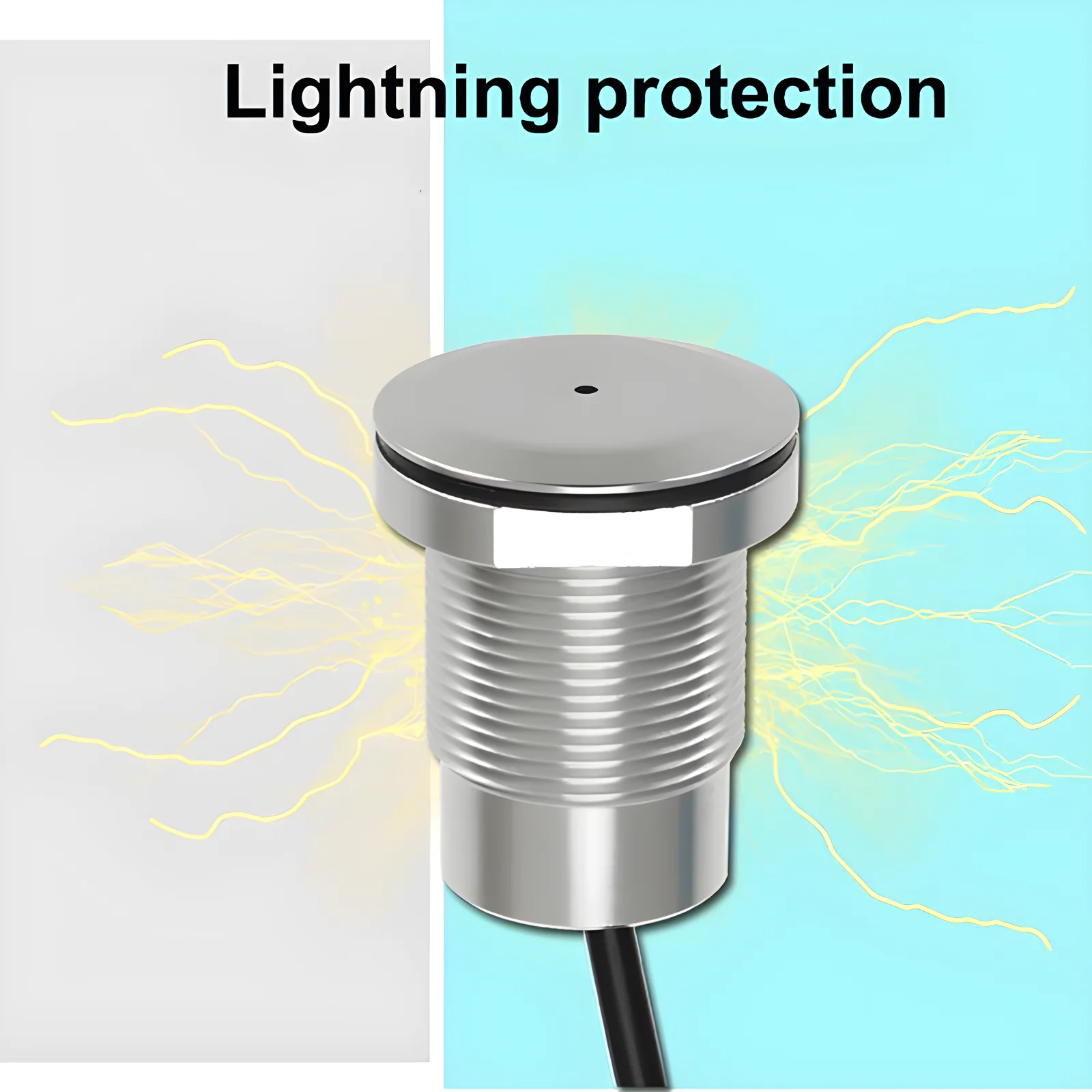 Outdoor Waterproof IP67 Explosion-proof Monitoring Audio Pickup, High Fidelity Noise Reduction Camera External Metal Microphone