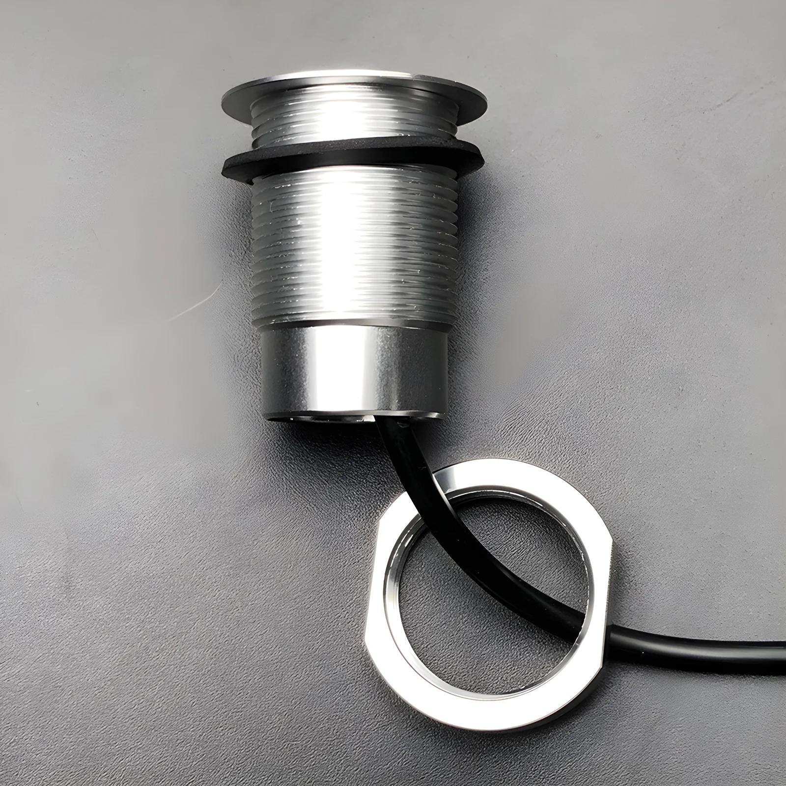 Outdoor Waterproof IP67 Explosion-proof Monitoring Audio Pickup, High Fidelity Noise Reduction Camera External Metal Microphone