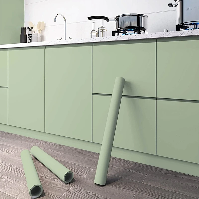 Home Decoration Self-Adhesive Wallpaper Kitchen Decor Waterproof Oilproof Peel and Stick Roll Wall Stickers Living Room Cocina