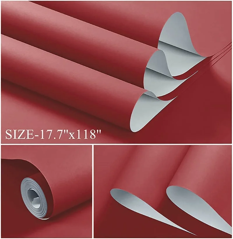 Home Decoration Self-Adhesive Wallpaper Kitchen Decor Waterproof Oilproof Peel and Stick Roll Wall Stickers Living Room Cocina