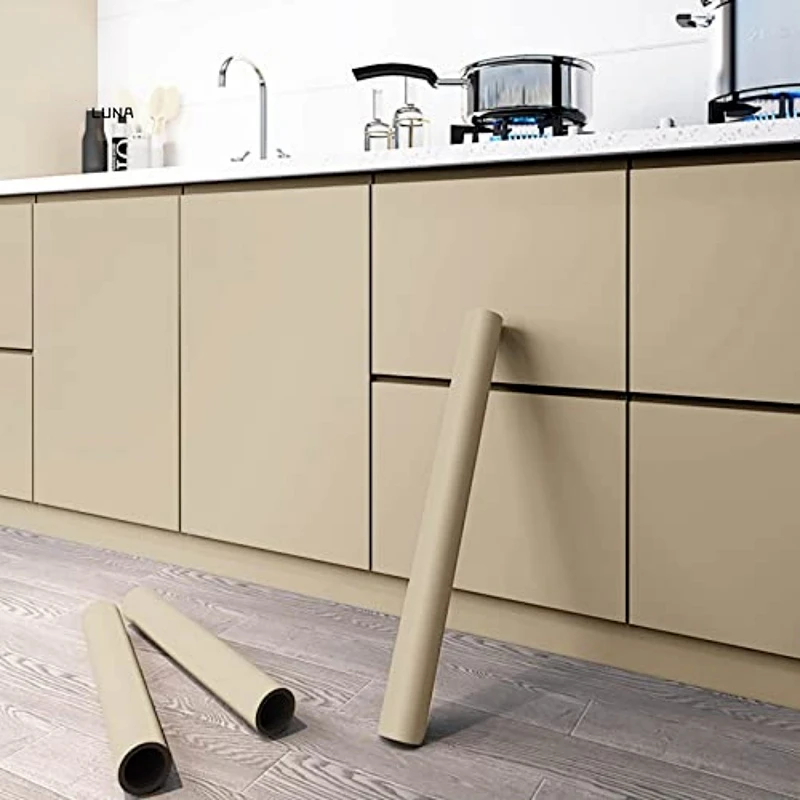 Home Decoration Self-Adhesive Wallpaper Kitchen Decor Waterproof Oilproof Peel and Stick Roll Wall Stickers Living Room Cocina