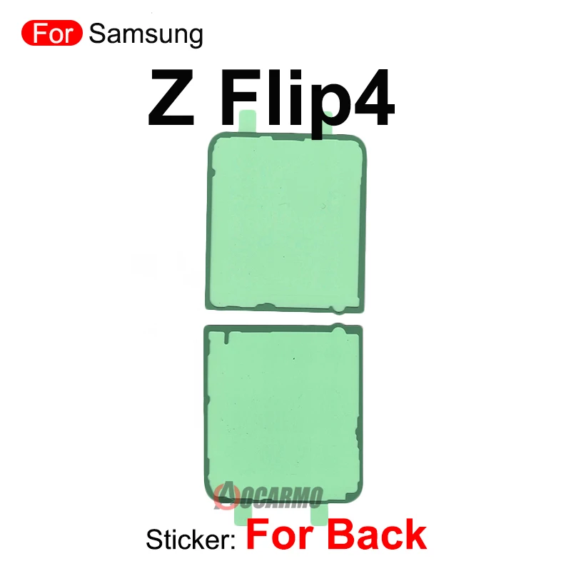 For Samsung Galaxy Z Flip4 Flip 4 5G SM-F721 F7210 Back Cover Adhesive Glue LCD Screen Camera Lens Fullset Sticker