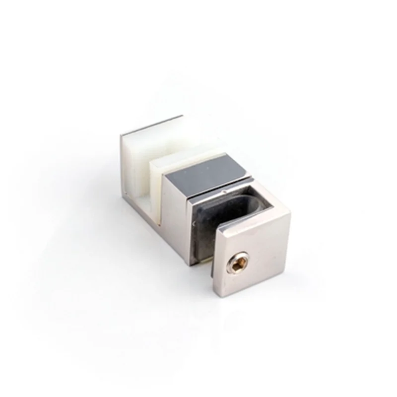 Shower Room Fixed 304 Stainless Steel Stopper Bathroom Sliding Door Double Glass Swing Stopper Lower Slider Hardware Accessories