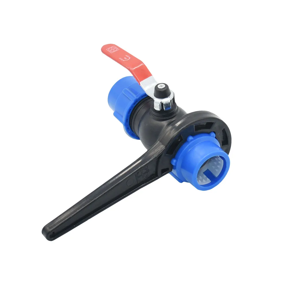 20/25/32/40/50/63mm Plastic PE Tube Tap Connector Tee Water Splitter Quick Valve Irrigation Coupler Straight Elbow Plug Fitting