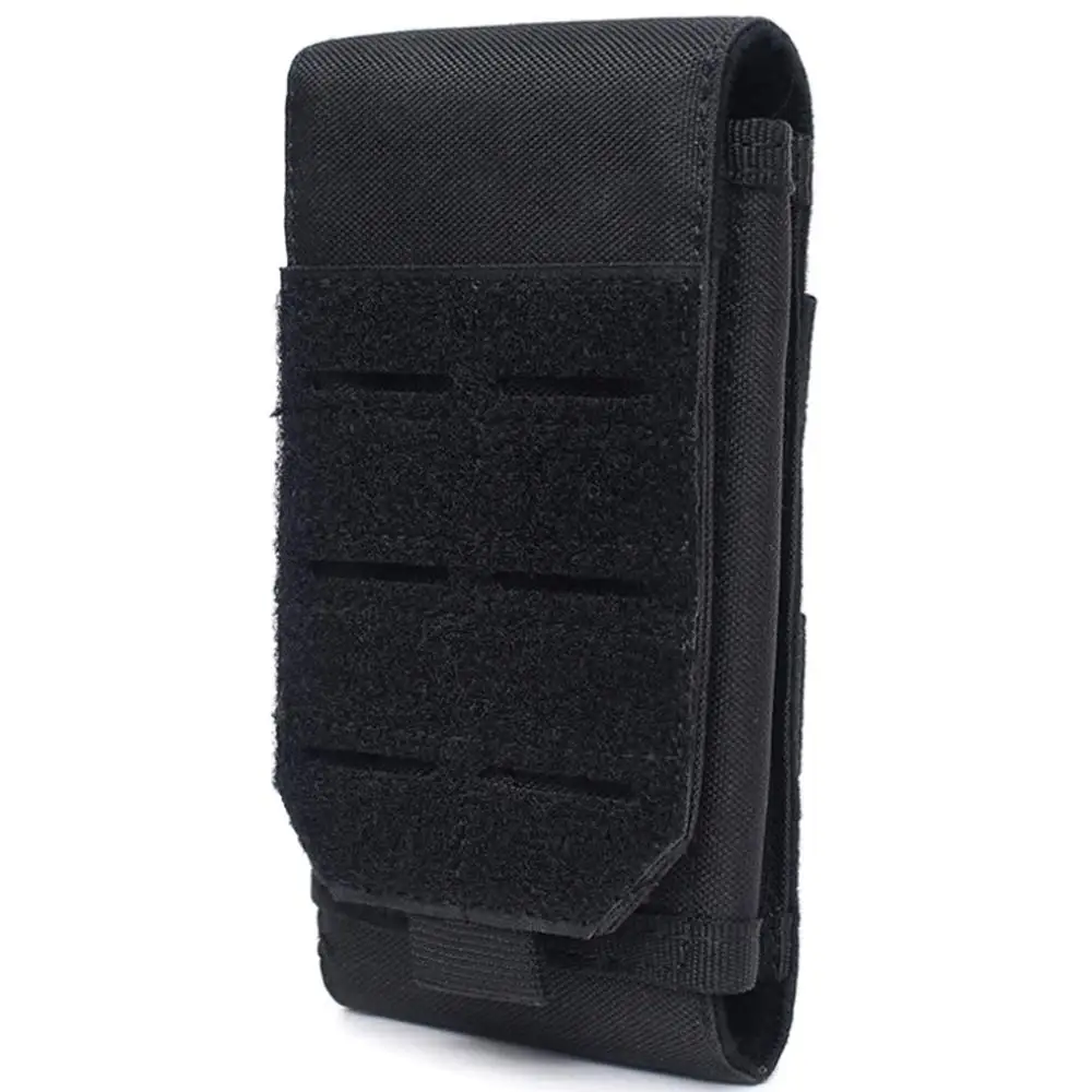 1000D Laser Cust Molle Phone Pouch Heavy Duty Waterproof Samll Tactical Cell Phone Holder Smartphone Cover for 4.7"-6.7" Phone