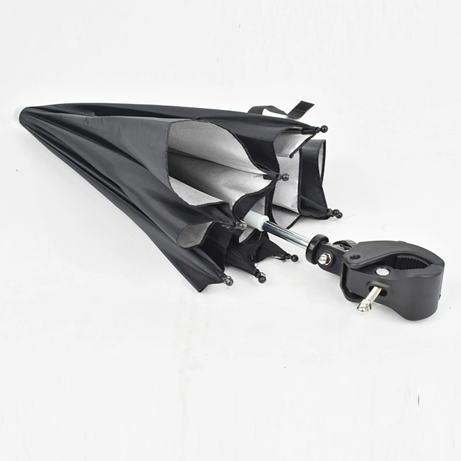 Adjustable Camera Umbrella with Clip Supply Stand Durable Portable Sunshade for Video Smartphone Camping Photography Traveling