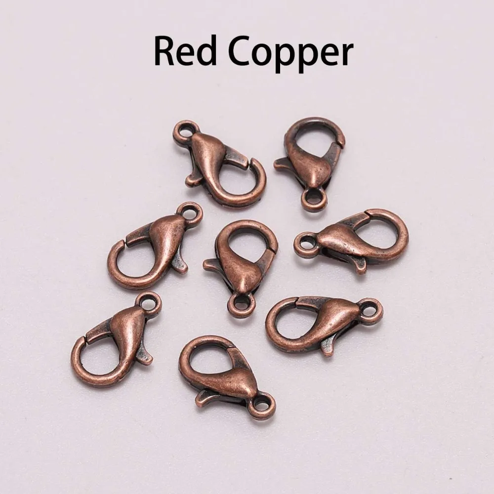 50pcs/lot Jewelry Findings Alloy Lobster Clasp Hooks For Jewelry Making Necklace bracelet Chain DIY Supplies Accessories