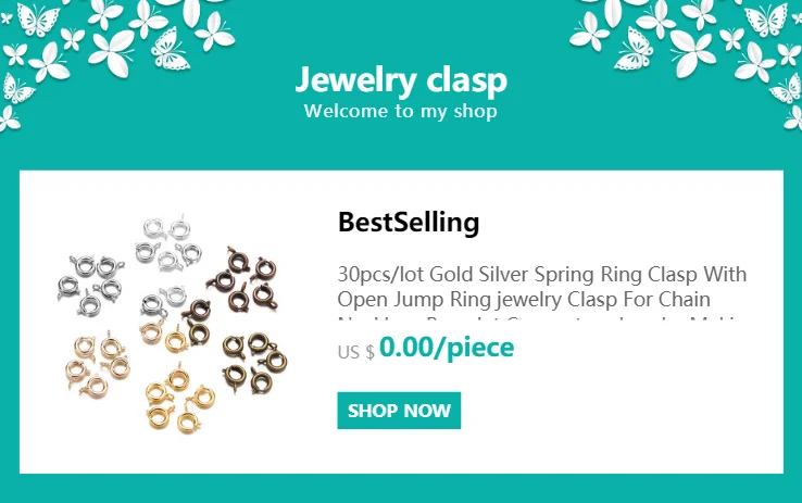 50pcs/lot Jewelry Findings Alloy Lobster Clasp Hooks For Jewelry Making Necklace bracelet Chain DIY Supplies Accessories