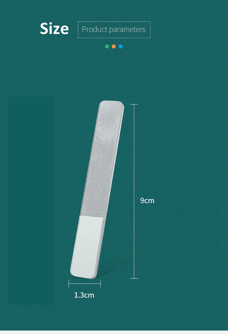 Nano Glass Nail Files Professional Polishing Manicure Art Tool Washable make nails brighten easily like nail polish