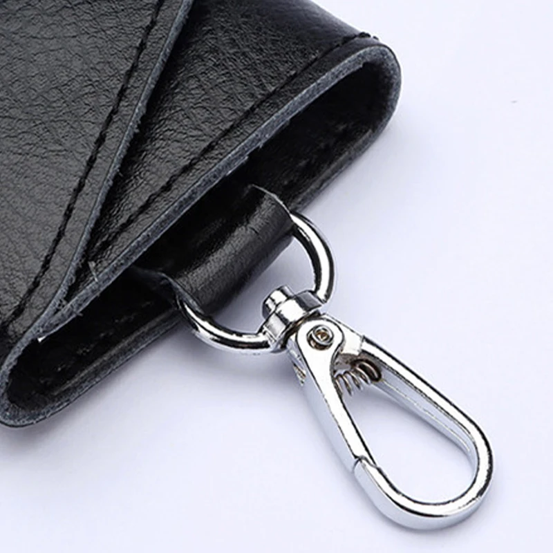 Leather Keychain Men Women Key Holder Organizer Card Holder Woman for Cards Business Bag for Men Key Organizer Purse Keychain