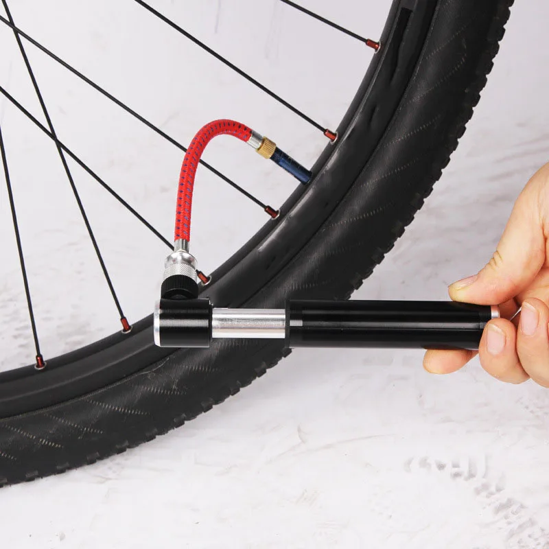 Universal Bicycle Pump Hose Flexible Tire Valve Tube Extension Replacement Pump Parts 160mm Long