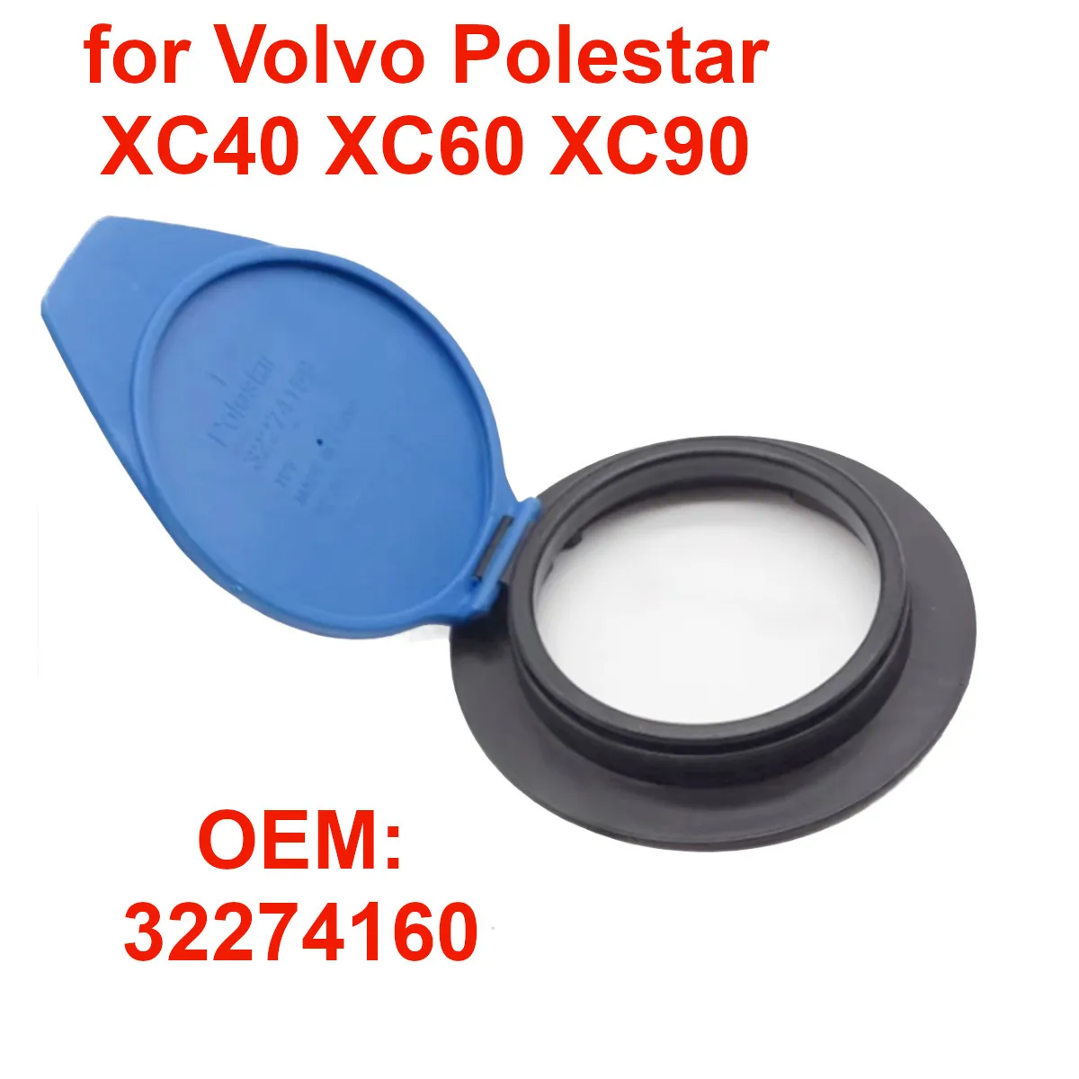 32274160 for Volvo XC40 XC60 XC90 for Polestar Car Windshield Wiper Washer Fluid Reservoir Tank Cap Cover
