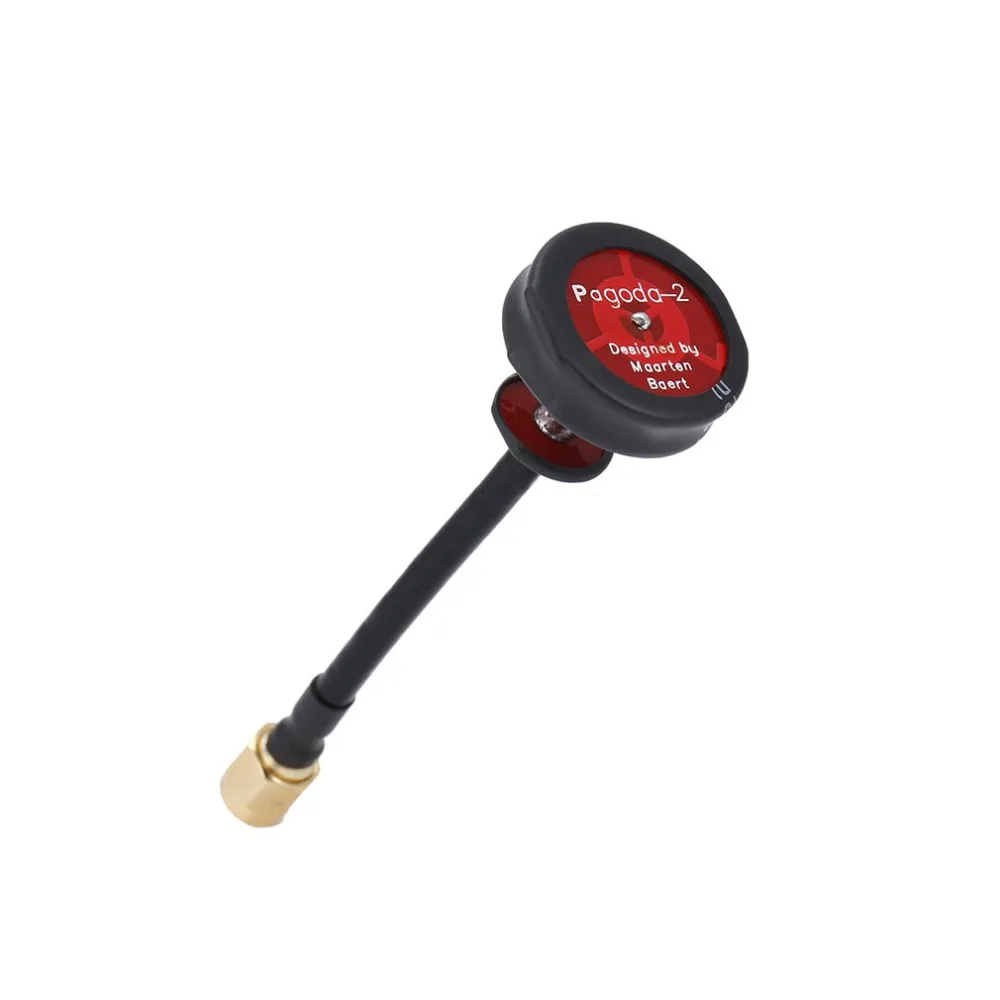Pagoda 2 5.8G 5dBi 50W Omnidirectional Omni FPV Flat Panel Pagoda Antenna RHCP SMA/RP-SMA 80mm for FPV Racing Copter