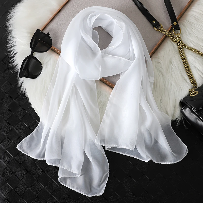 2023 Fashion Printed Dot Chiffon Hijab Scarf Women Pareo Lady Bandanas Beach Towels Summer Muslim Veil Wrap Female Foulard